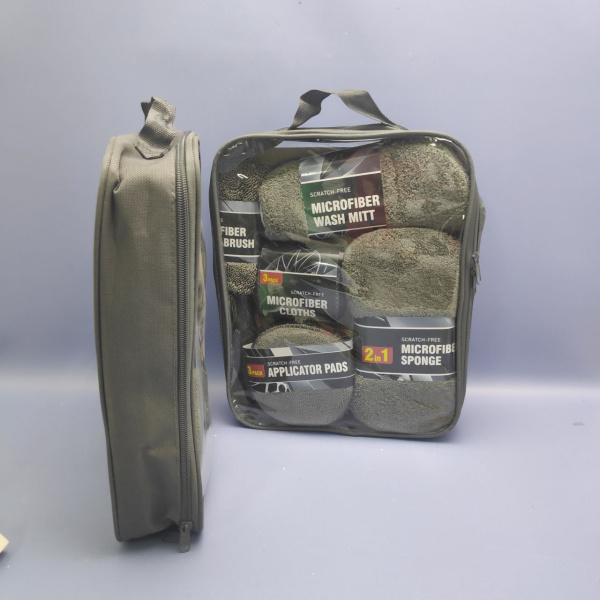 Набор Maxi для мойки автомобиля 9 в 1 Car Wash Kit / Подарочный набор автомобилиста в сумке - чемоданчике